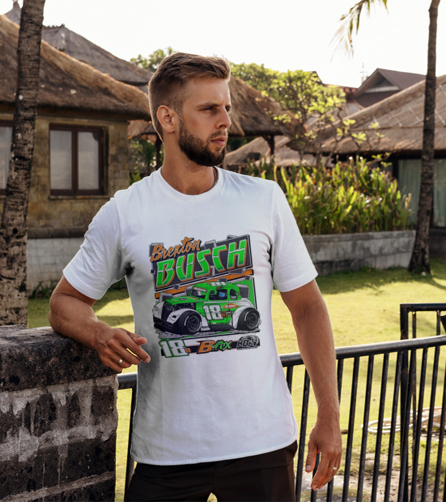 Brexton Busch 18 B Rex KBM Race Car Graphic 2026 T-Shirt