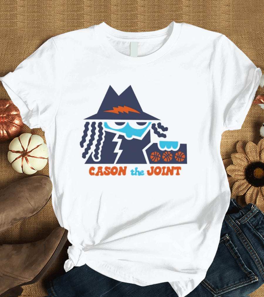 Cason The Joint Lightning Bolt Hat Basketball Trio T-Shirt