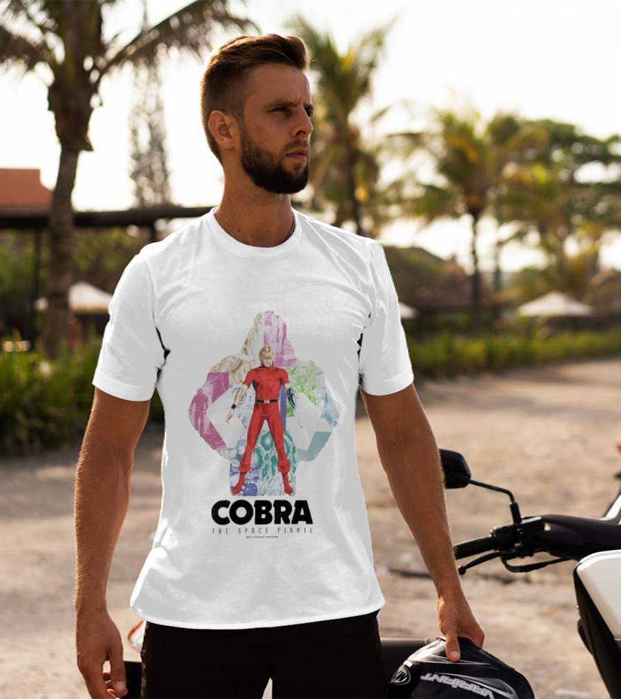 Cobra The Space Pirate Manga Vintage Collage T-Shirt