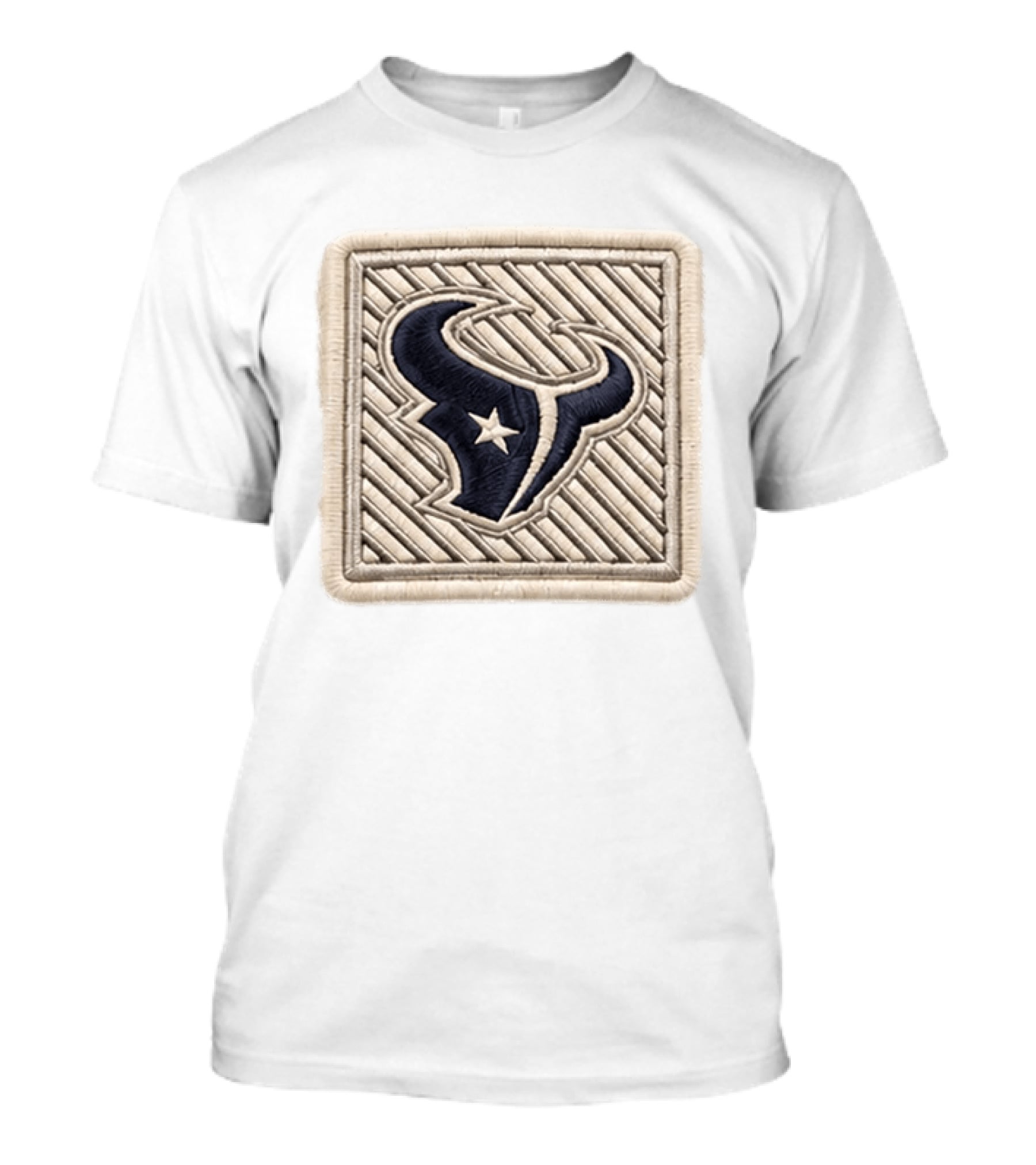 Texans 2026 Training Camp Hat Navy Bull Star Embroidery Patch T-Shirt