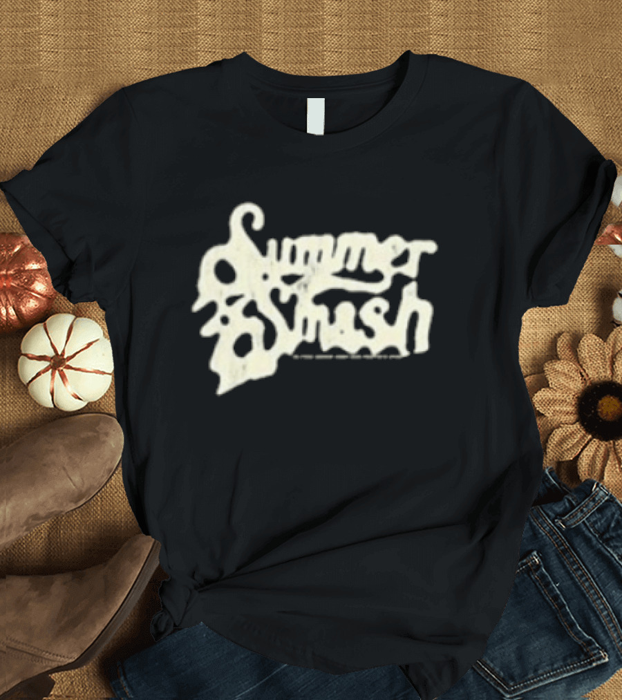 Summer Smash Festival Lineup 2026 Paint Splatter T-Shirt