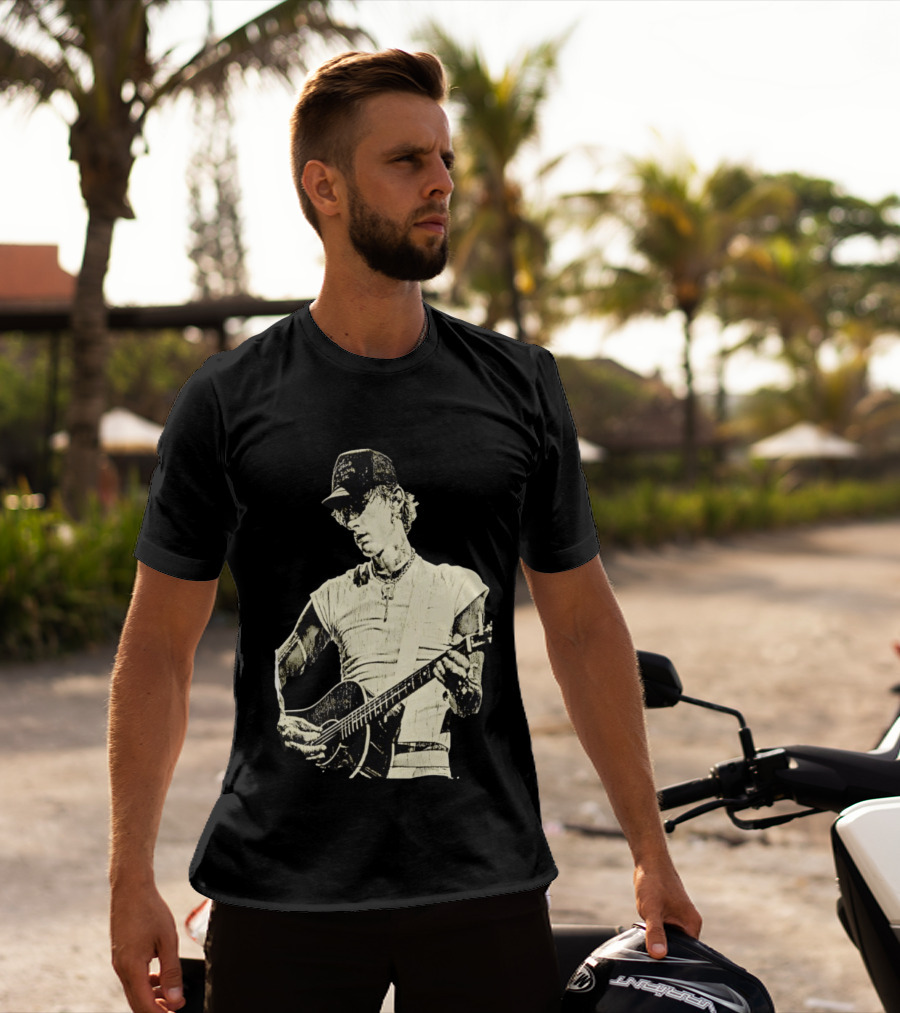 Machine Gun Kelly Americana Tour 2026 Vintage Guitar T-Shirt