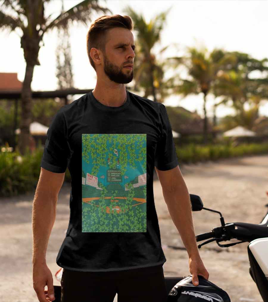 Umphrey's McGee An Evening With Brendan Bayliss Joel Cummins Garcia's Chicago IL May 16 Baseball Field T-Shirt