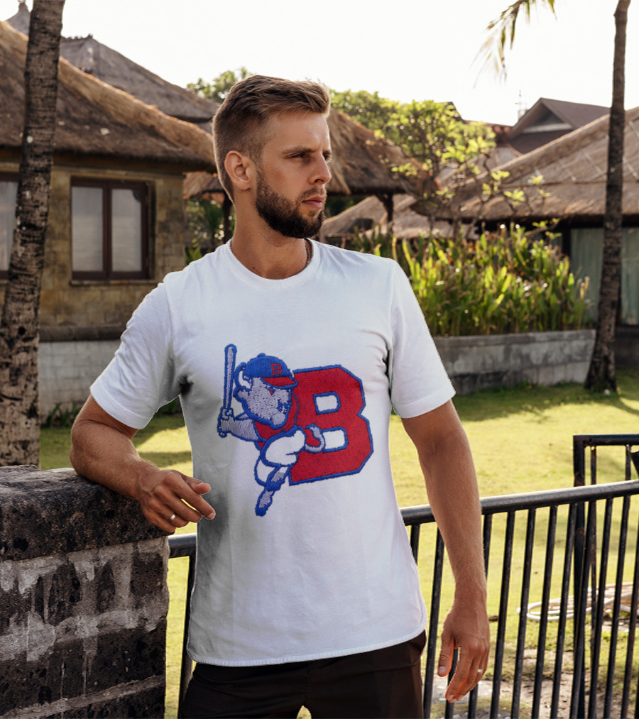 2026 Buffalo Bisons Big League Chew B Logo Baseball Bat Hitting Buffalo Embroidery Hat T-Shirt