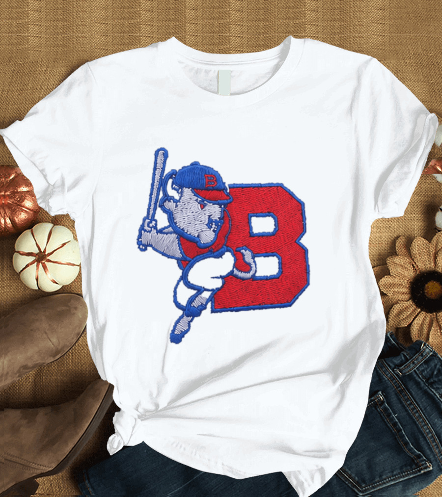 2026 Buffalo Bisons Big League Chew B Logo Baseball Bat Hitting Buffalo Embroidery Hat T-Shirt