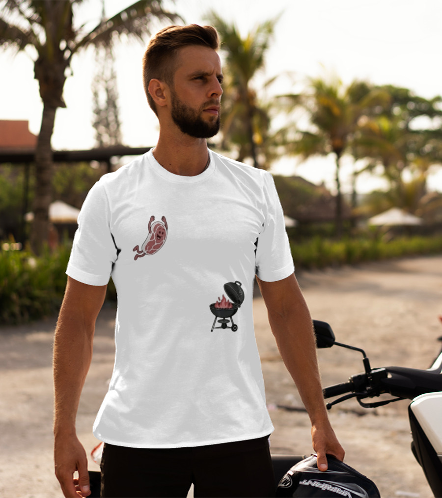 BBQ Jumping Steak 2026 Funny Grill T-Shirt