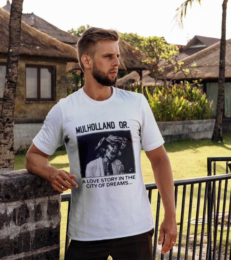 Mulholland Dr. A Love Story In The City Of Dreams Vintage Noir Aesthetic T-Shirt