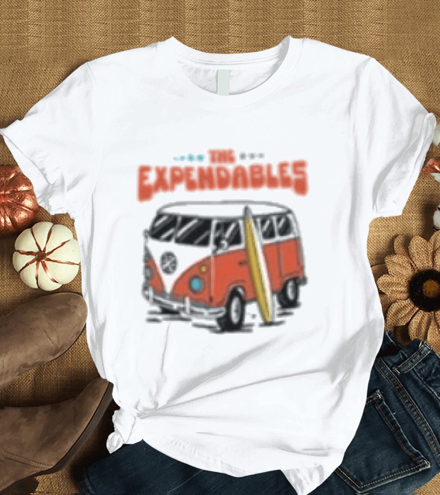 The Expendables Surfer Van Santa Cruz CA T-Shirt