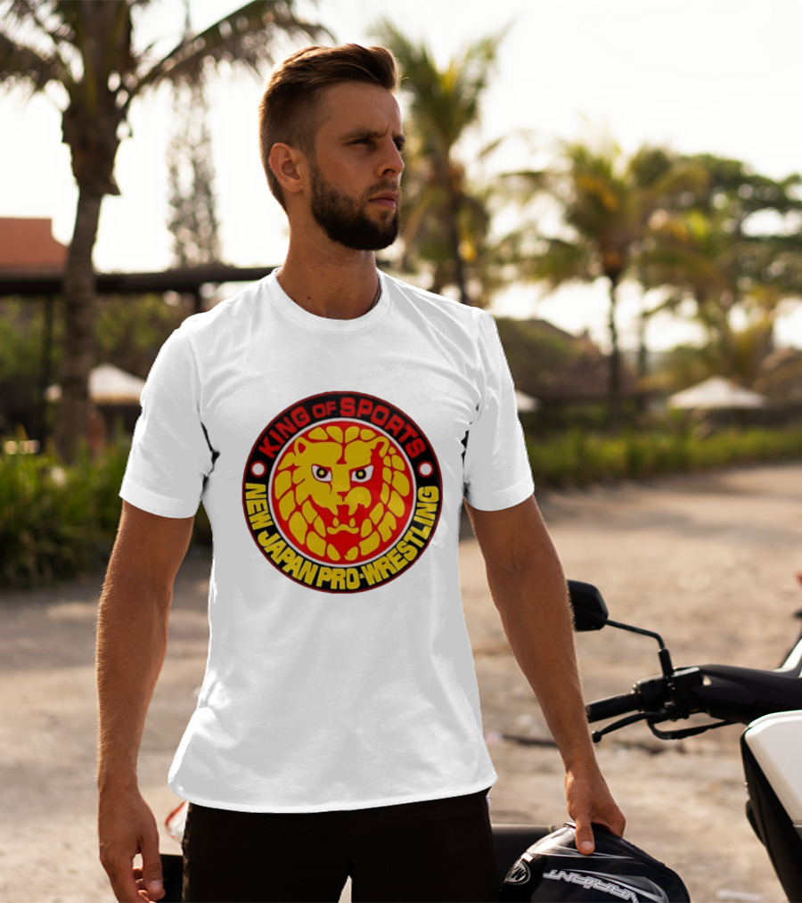 King Of Sports New Japan Pro Wrestling Lion T-Shirt