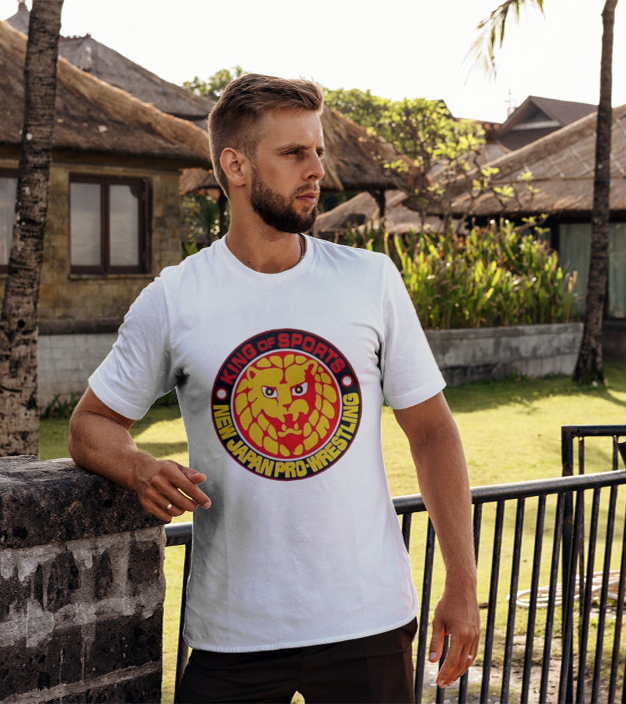 King Of Sports New Japan Pro Wrestling Lion T-Shirt