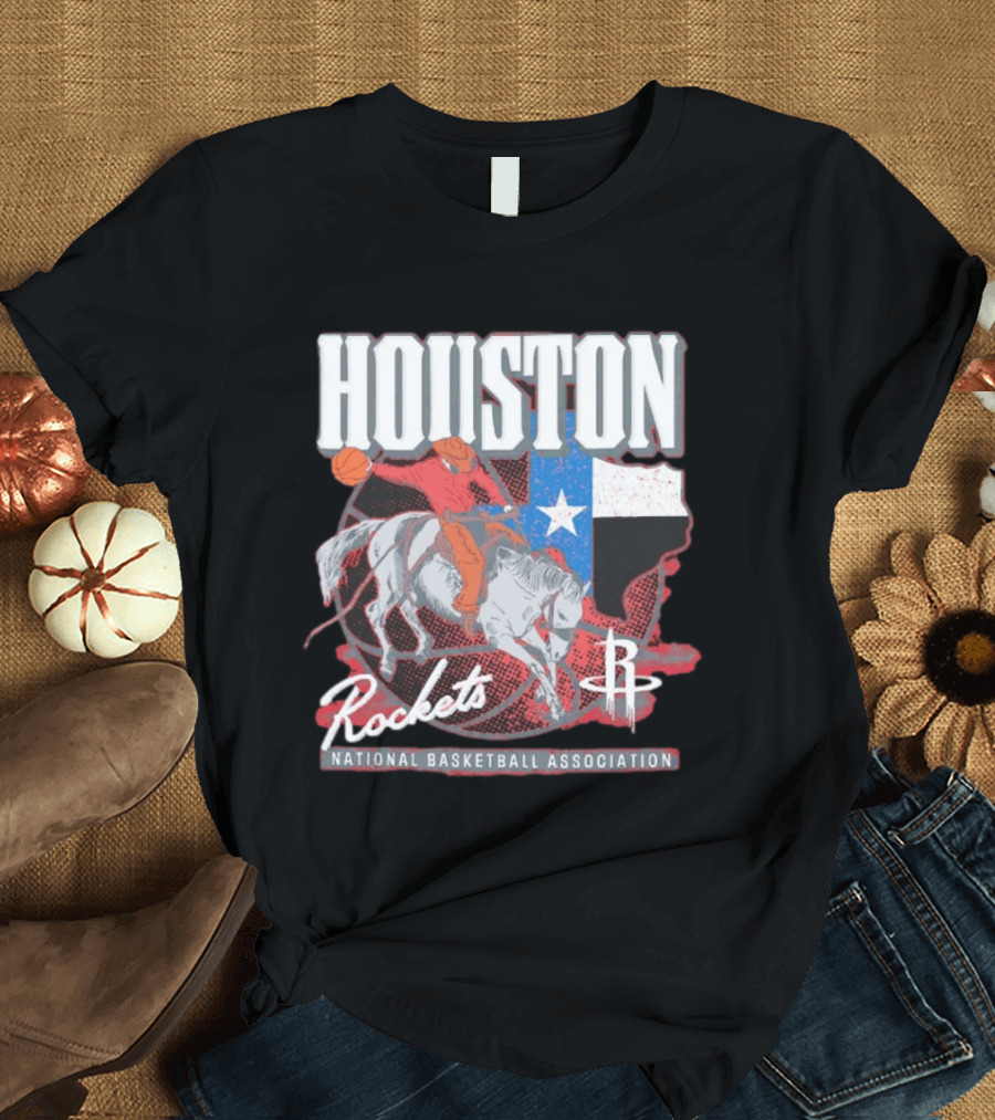 Houston Rockets National Basketball Association Texas Cowboys Basketball T-Shirt
