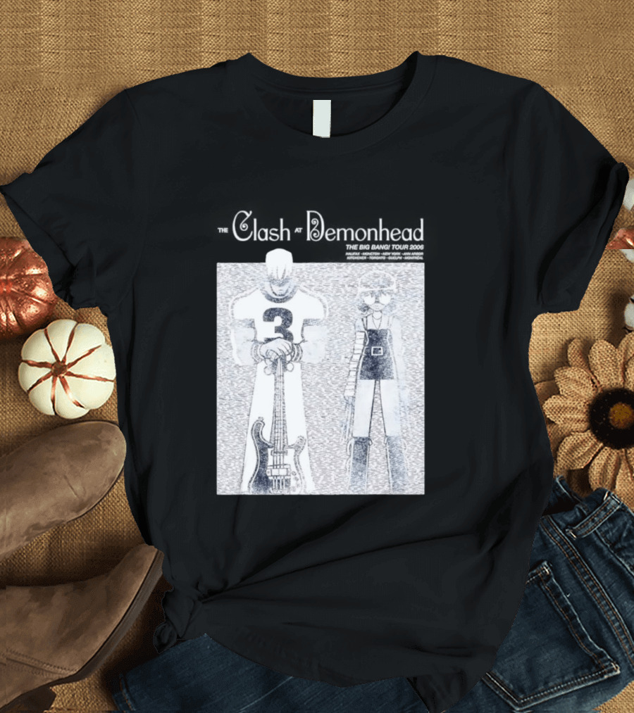 The Clash At Demonhead The Big Bang Tour 2006 Band Art Comic T-Shirt