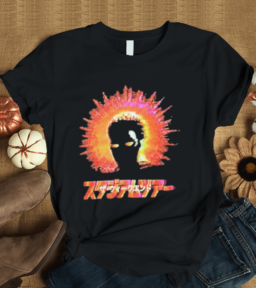 The Weeknd Japan Tour After Hours Til Dawn Flame Headburst T-Shirt