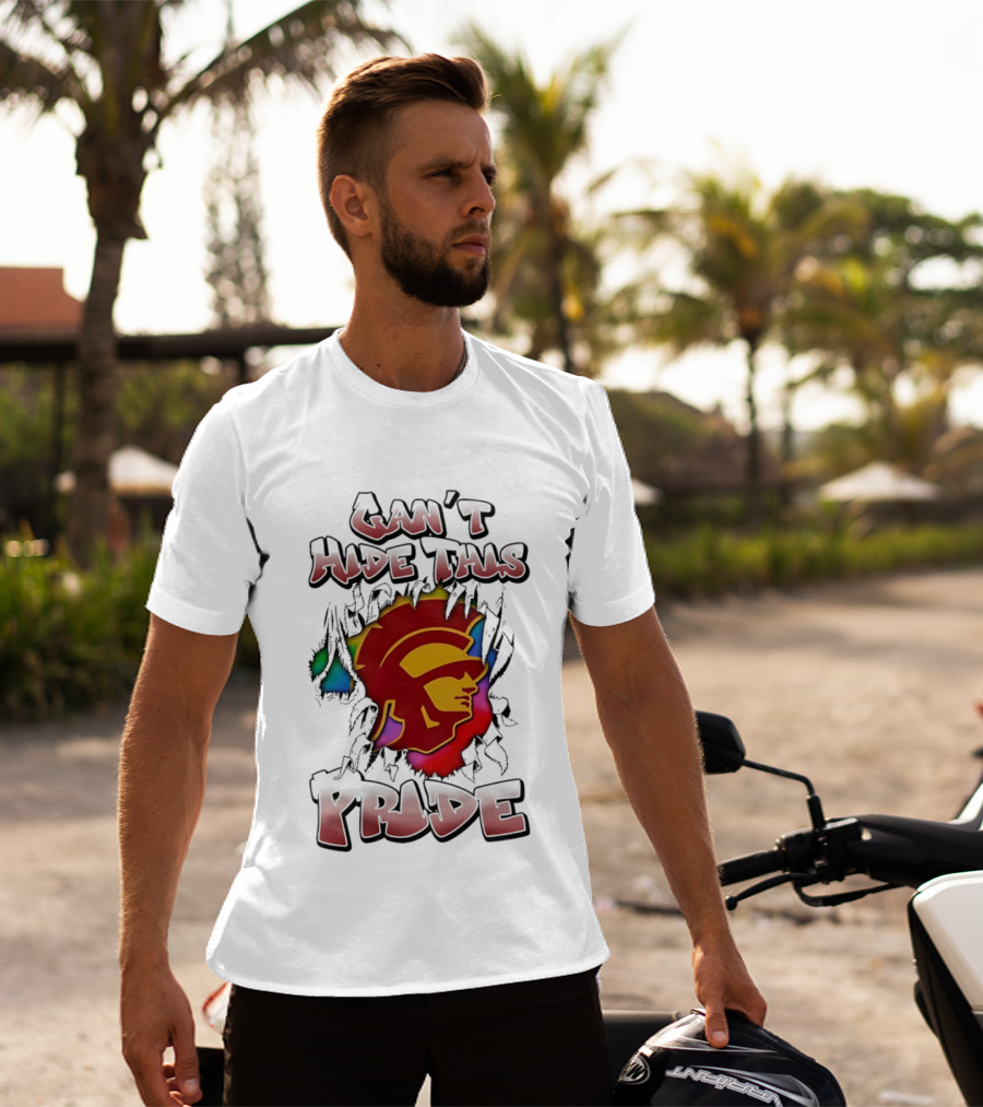 Texas Tech Red Raiders Can't Hide This Pride With USC Trojans Trojan T-Shirt