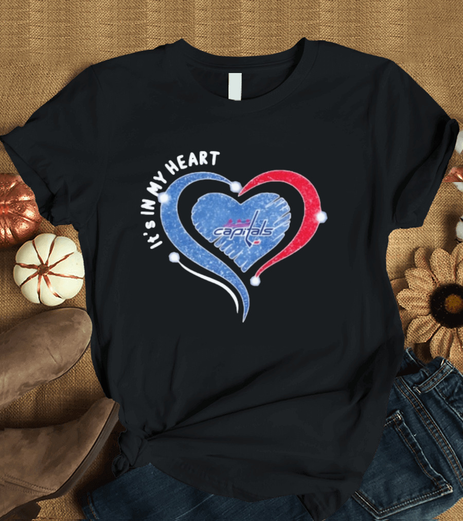 Washington Capitals It's In My Heart NHL 2026 Hockey T-Shirt