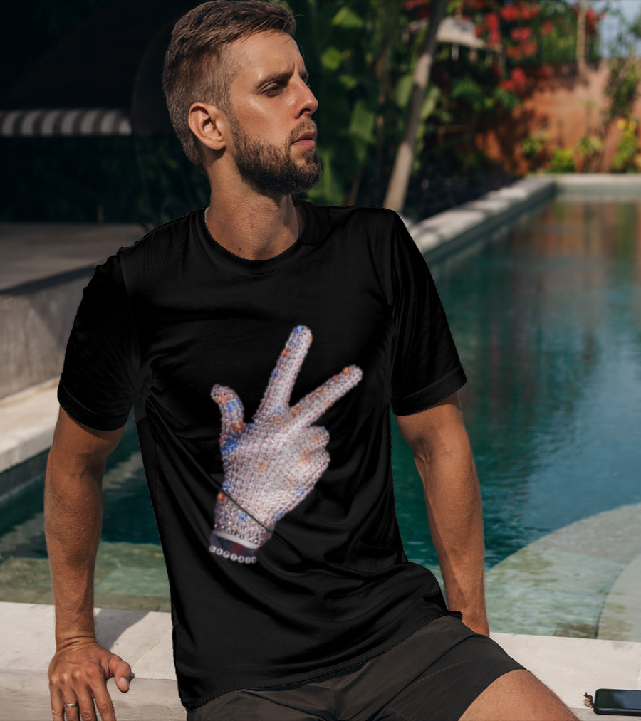 Jalen Brunson Captain New York Knicks Iceman Hand Crystal Glove Knicks T-Shirt