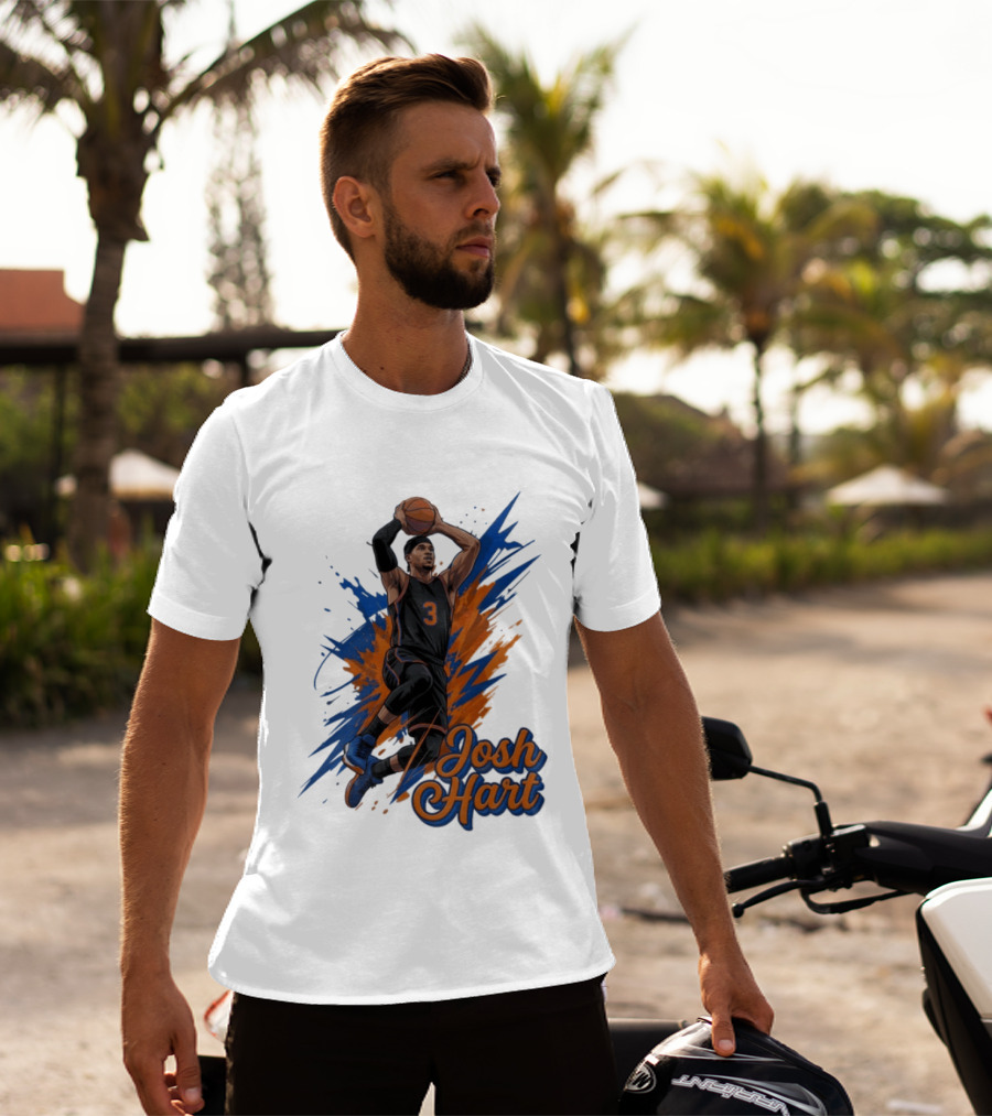 Josh Hart New York Knicks Basketball Number 3 T-Shirt