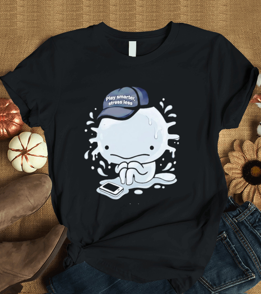 Axolotl Play Smarter Stress Less Hat And Phone T-Shirt