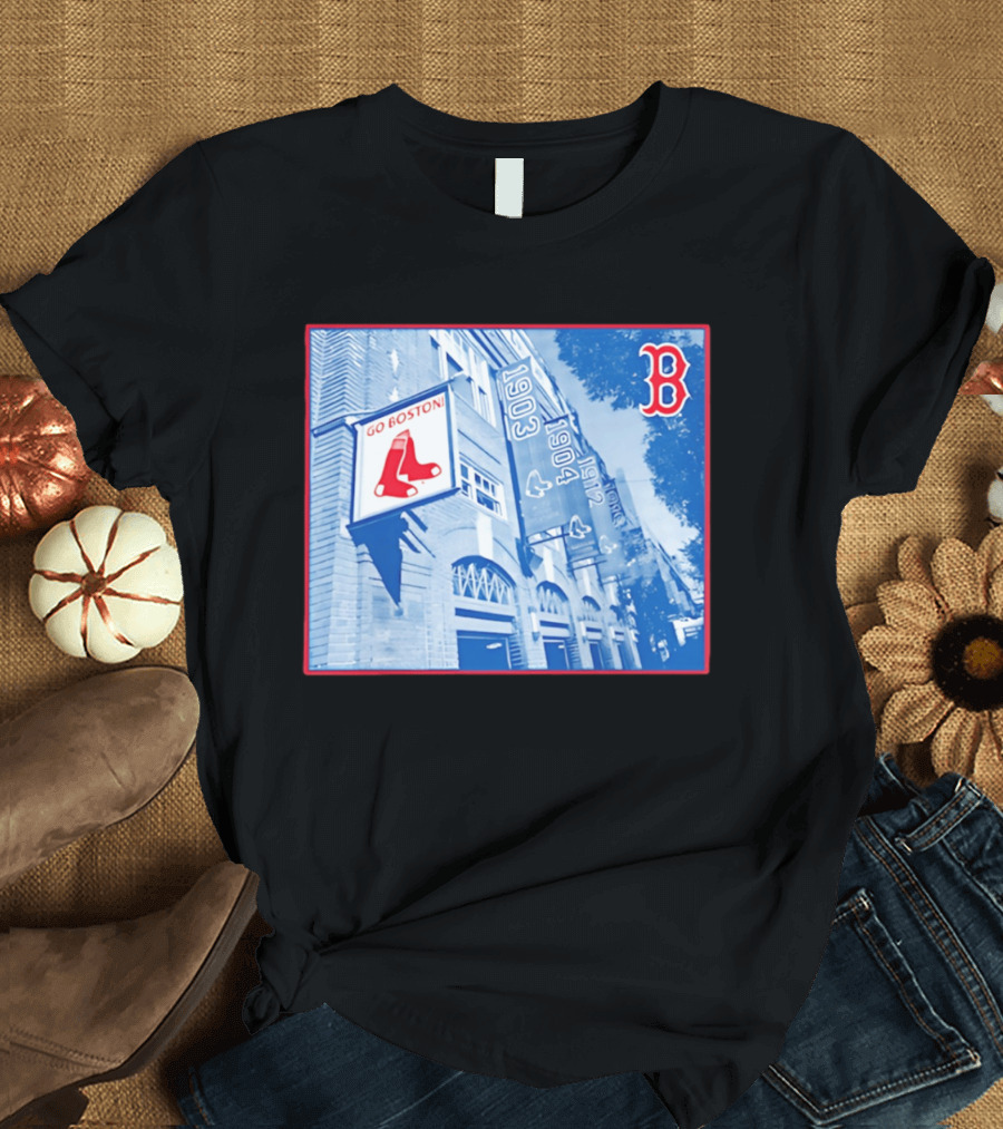 Go Boston Red Sox Banners Fenway Park 1903 1912 T-Shirt