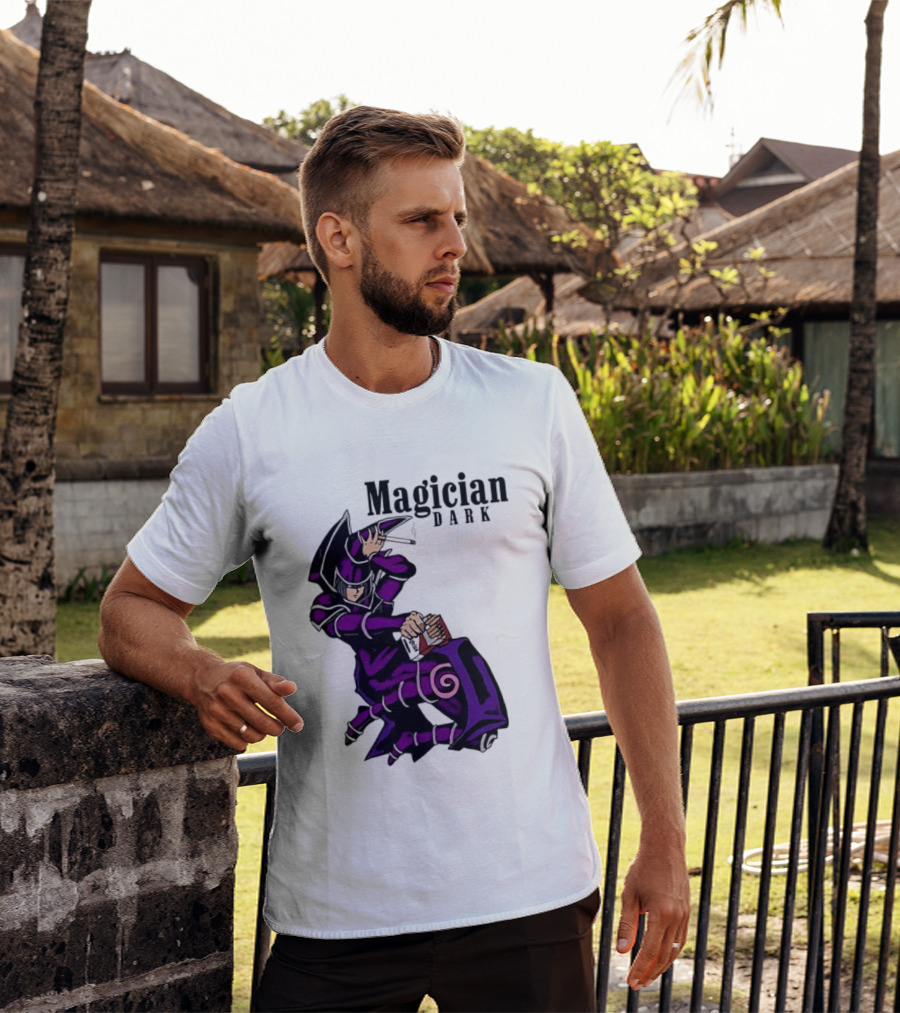 Magician Dark Yu Gi Oh Smoking T-Shirt