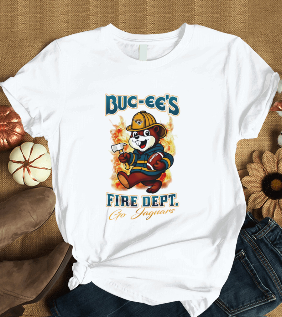 Buc Ee's Fire Dept Jacksonville Jaguars Go Jaguars T-Shirt