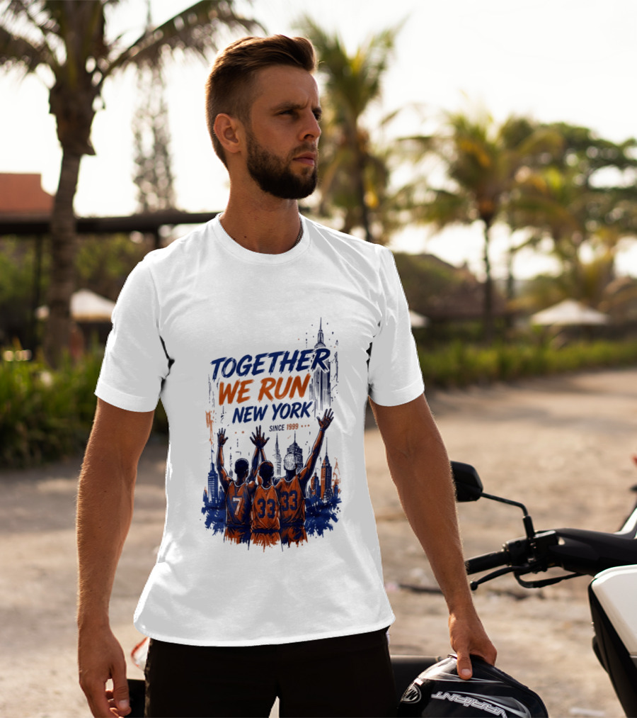 Together We Run New York Basketball Since 1999 Skyline Players T-Shirt