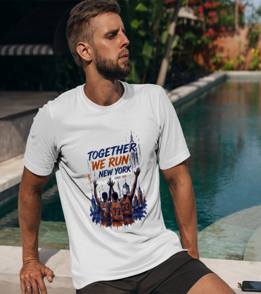 Together We Run New York Basketball Since 1999 Skyline Players T-Shirt