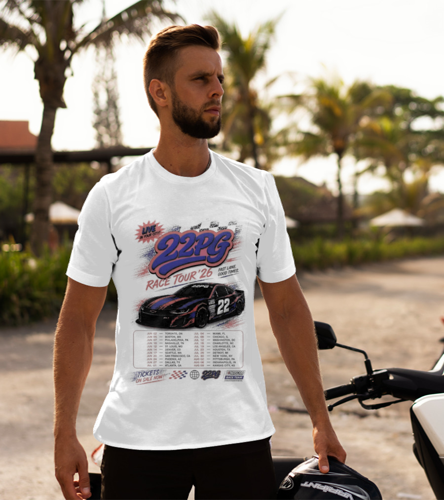 NYC 22PG Race Tour 2026 Fast Lane Good Times Live In Your City T-Shirt