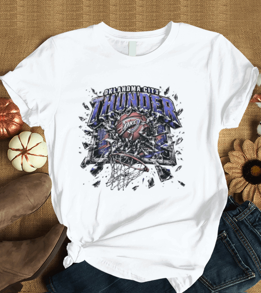 Oklahoma City Thunder Basketball Thunder Backboard Breakers T-Shirt