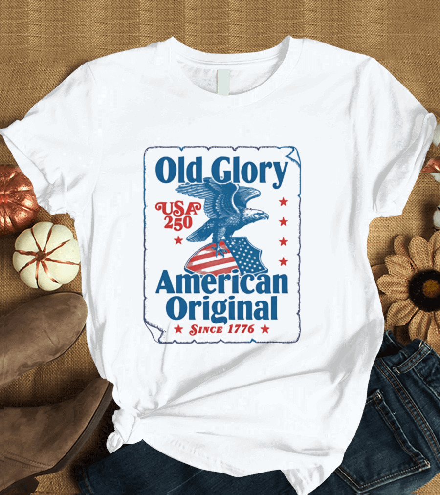 Old Glory USA 250 American Original Eagle Since 1776 T-Shirt