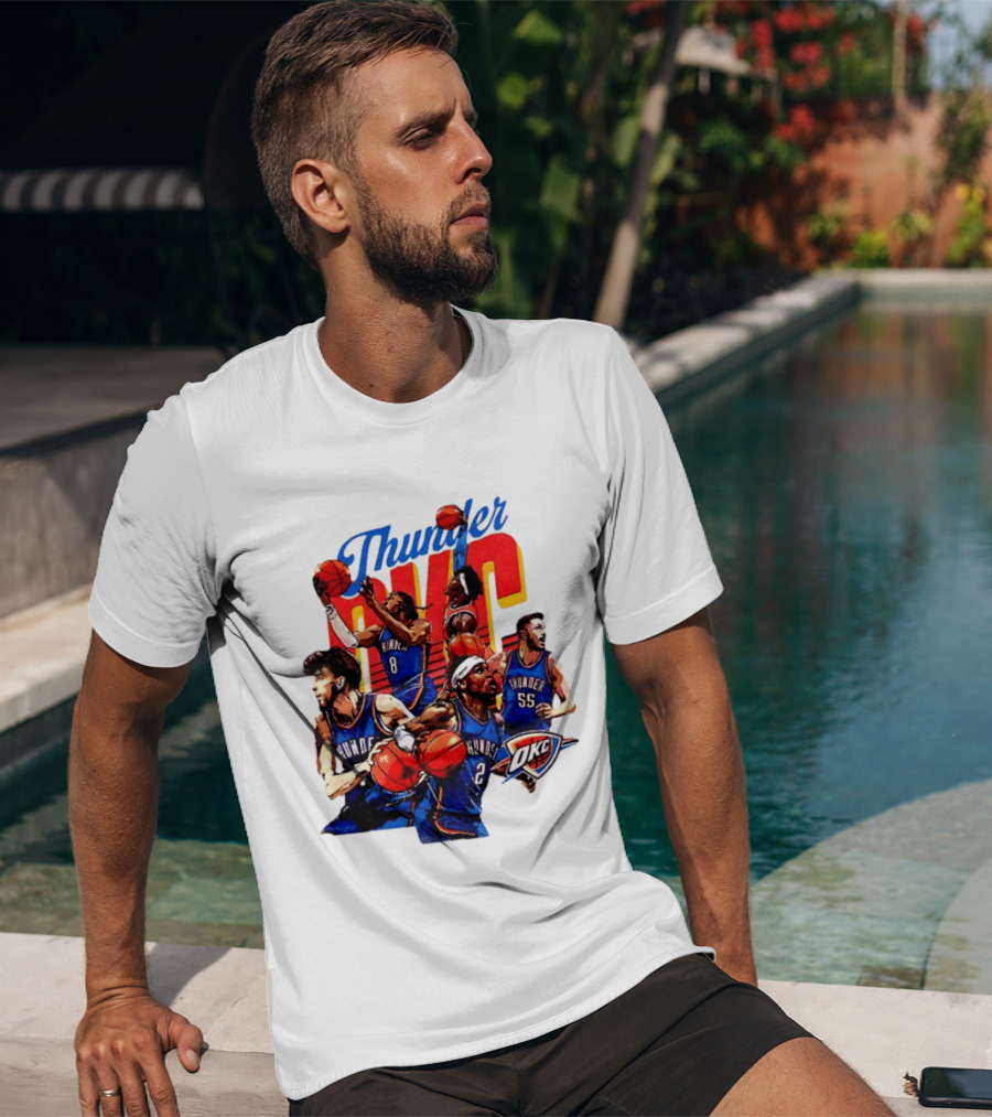 Thunder OKC Shai Gilgeous Chet Holmgren Williams Oklahoma City Basketball NBA 2026 T-Shirt
