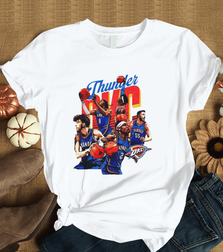 Thunder OKC Shai Gilgeous Chet Holmgren Williams Oklahoma City Basketball NBA 2026 T-Shirt