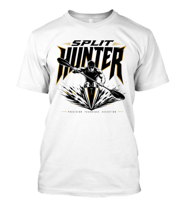 Split Hunter Kayaker Precision Technique Execution T-Shirt