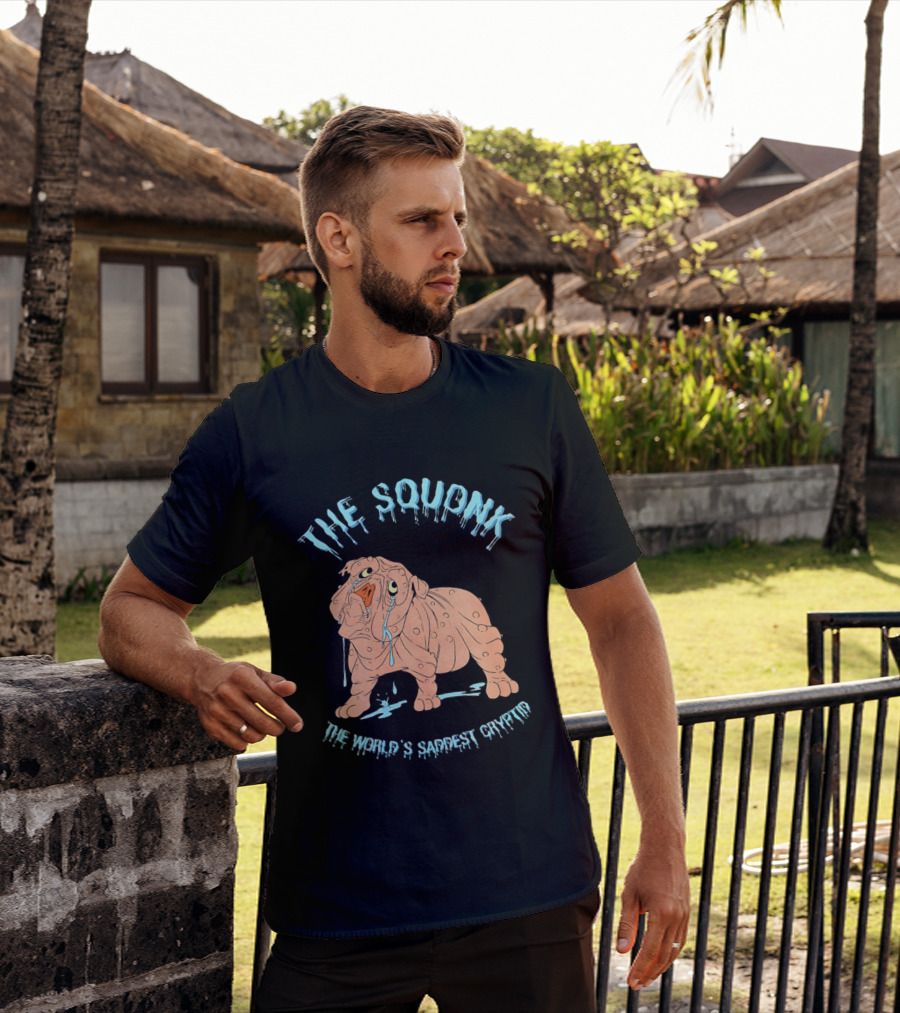 The Squonk World's Saddest Cryptid Dripping T-Shirt