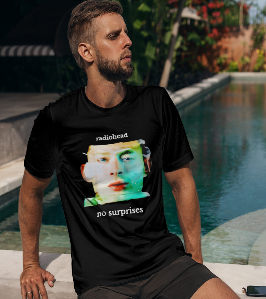 Radiohead No Surprises Thom Yorke Watercolor T-Shirt