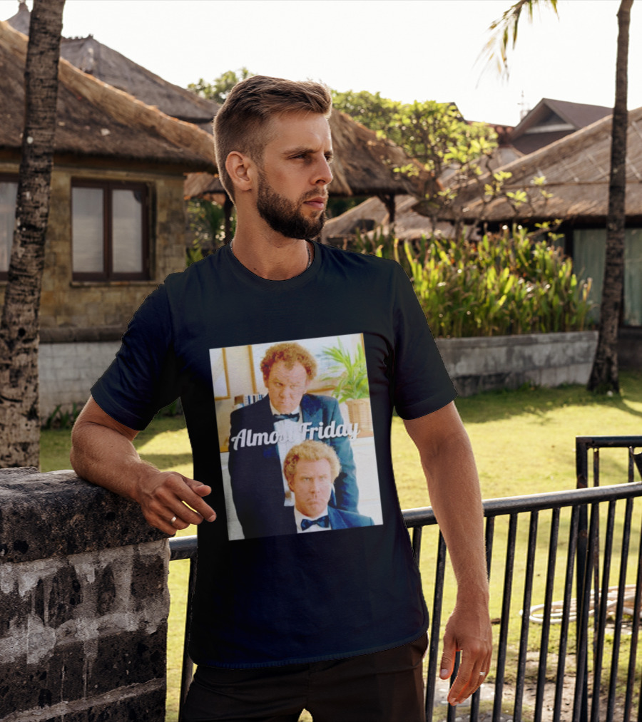 Almost Friday Will Ferrell John C. Reilly Interview Image T-Shirt