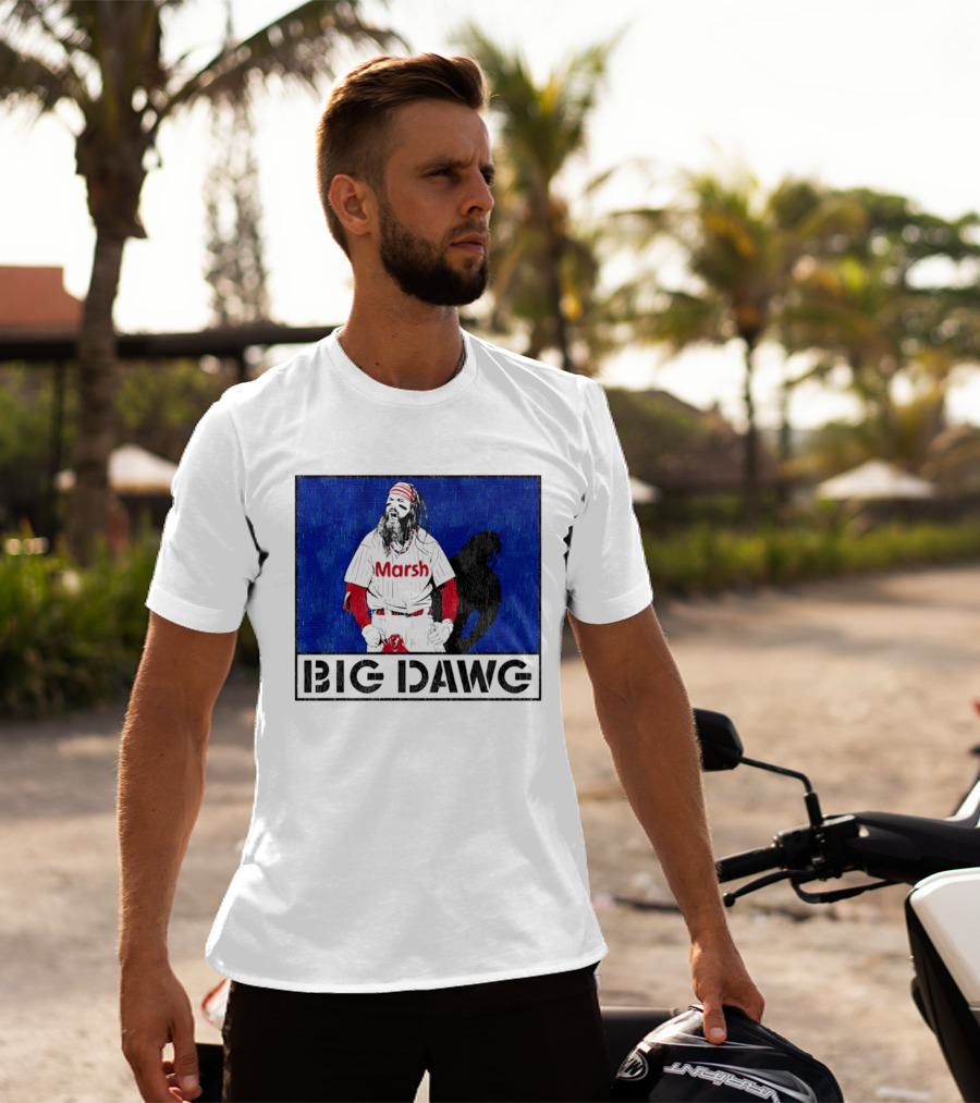 Brandon Marsh Philadelphia Phillies Big Dawg Marsh Baseball Player Image T-Shirt