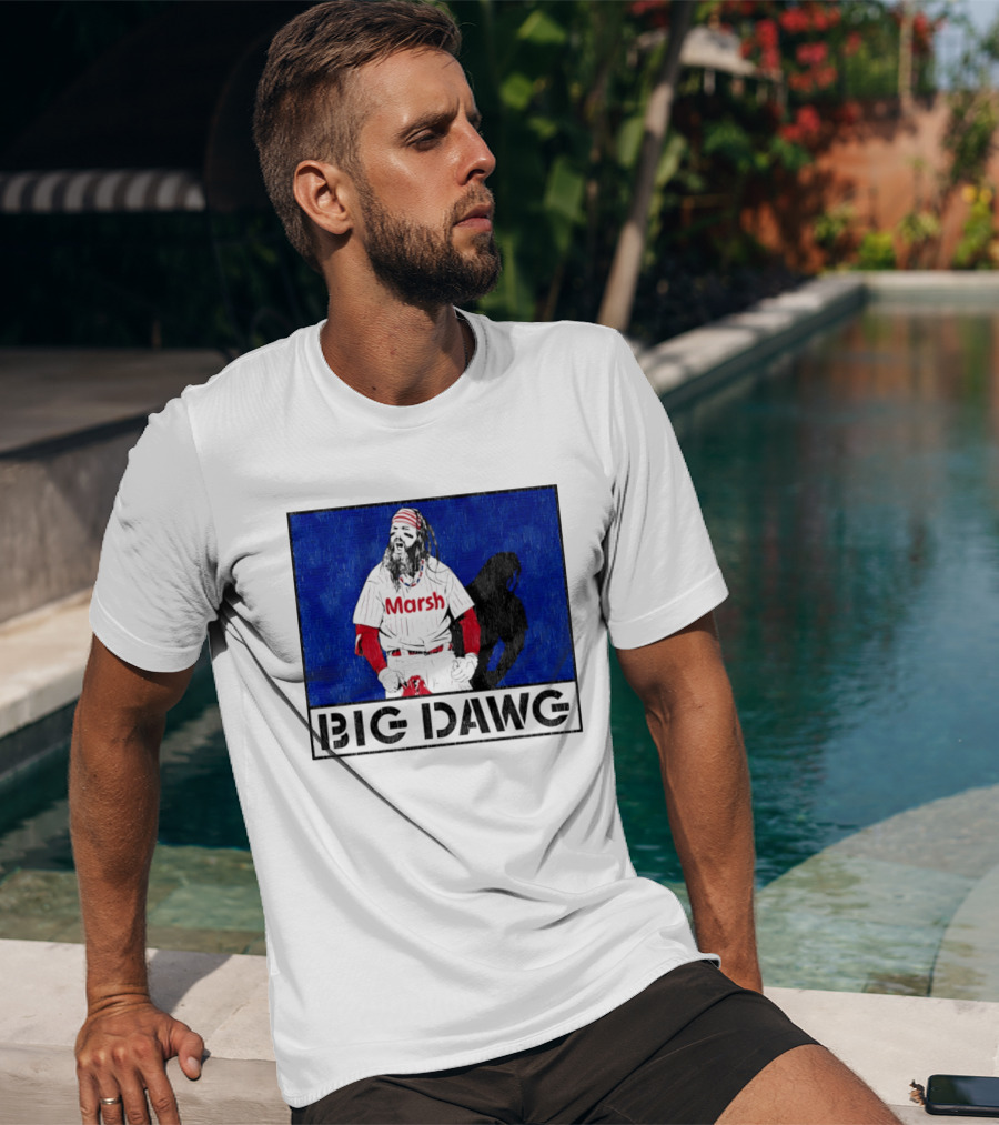 Brandon Marsh Philadelphia Phillies Big Dawg Marsh Baseball Player Image T-Shirt