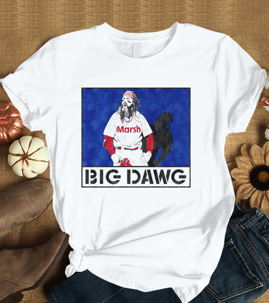 Brandon Marsh Philadelphia Phillies Big Dawg Marsh Baseball Player Image T-Shirt