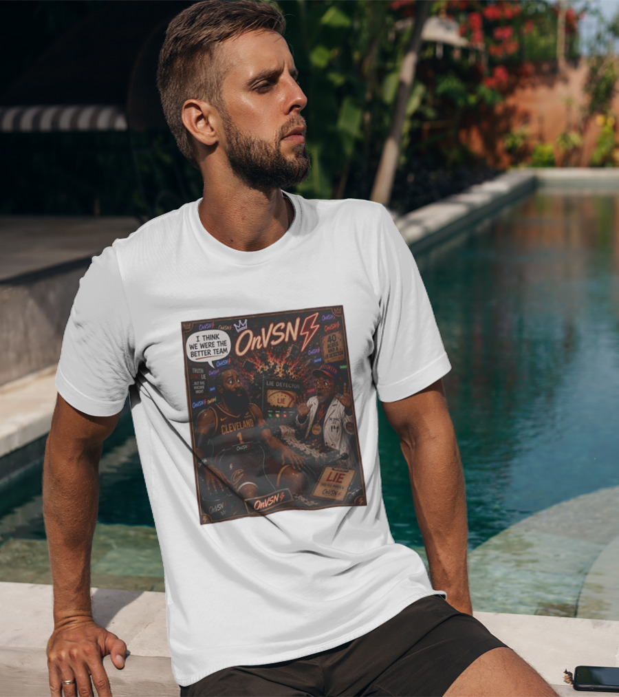 James Harden Dr Spike Lee Lie Detector I Think We Were The Better Team Cleveland T-Shirt