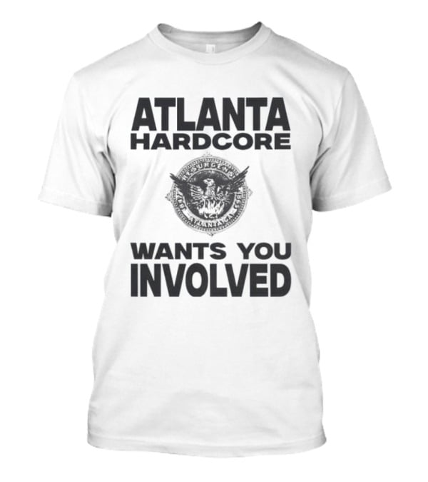 Atlanta Hardcore Wants You Involved Vintage Bulldog T-Shirt