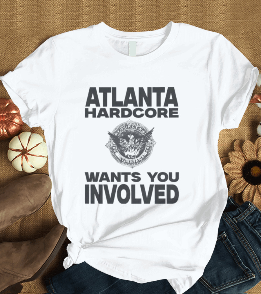 Atlanta Hardcore Wants You Involved Vintage Bulldog T-Shirt