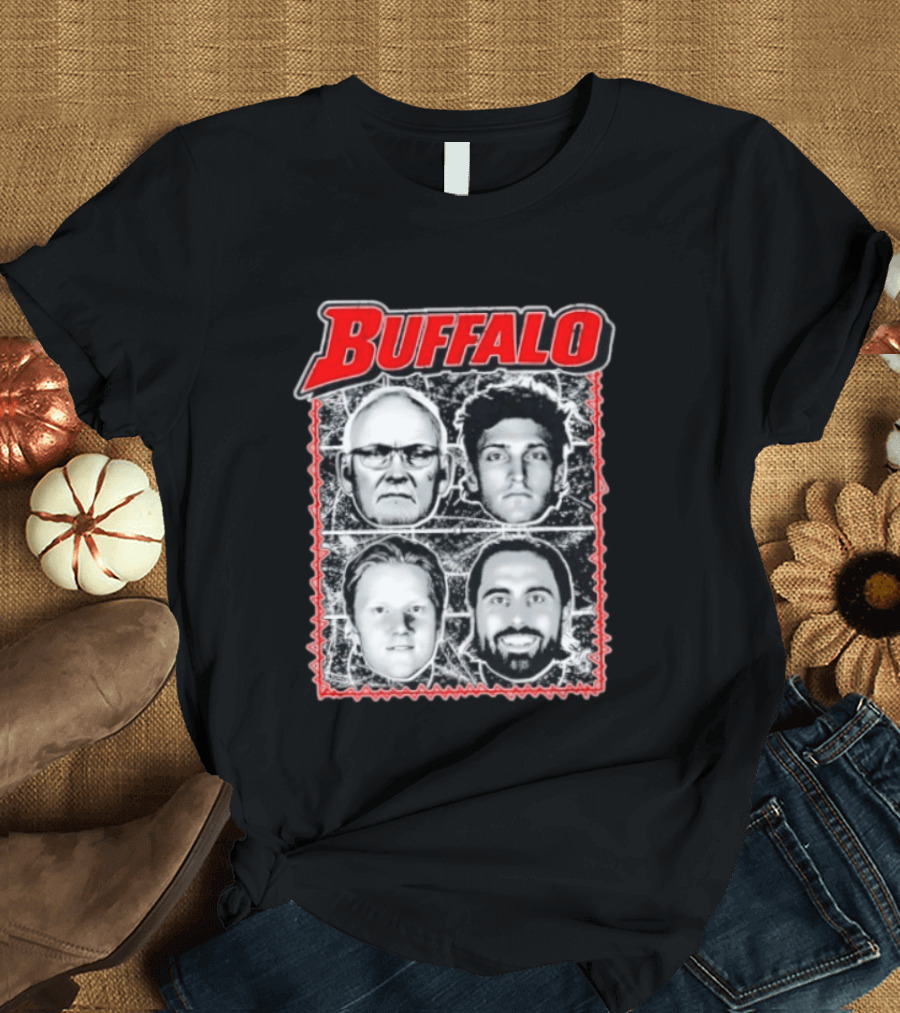 Buffalo Sabres Buffalo Wagons Tour Faces T-Shirt