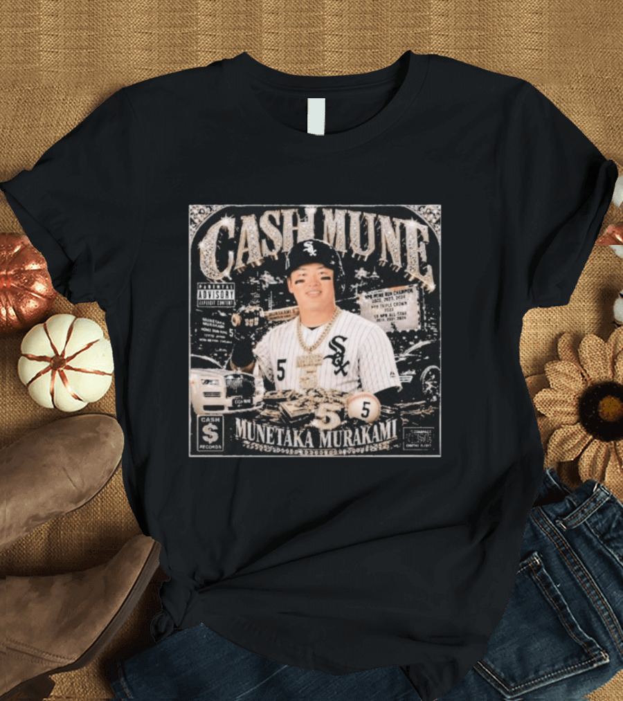 Cash Mune Munetaka Murakami Chicago White Sox Champion Baseball Player T-Shirt
