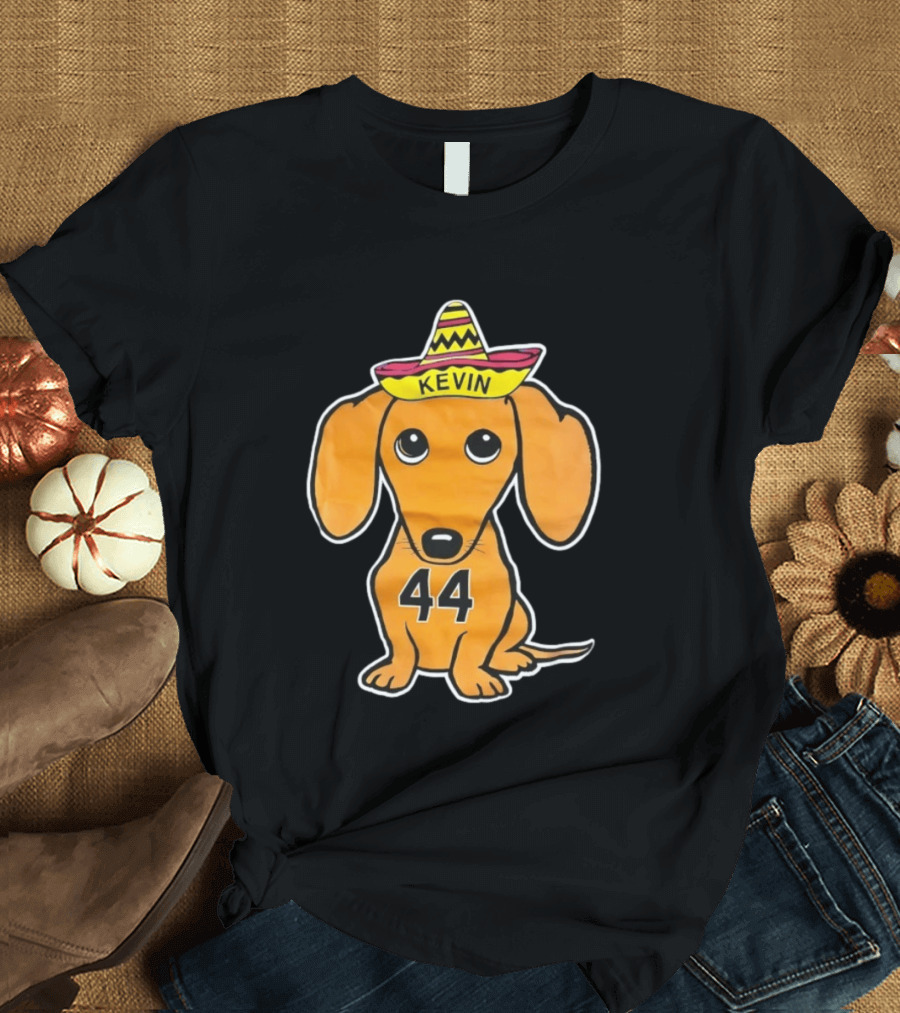 Cinco De Mayo Wiener Dog Kevin Sombrero 44 T-Shirt