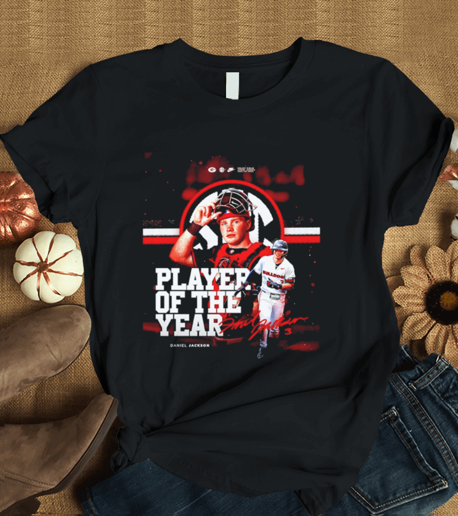 Daniel Jackson Georgia Bulldogs Player Of The Year Athletic Performance Excellence T-Shirt
