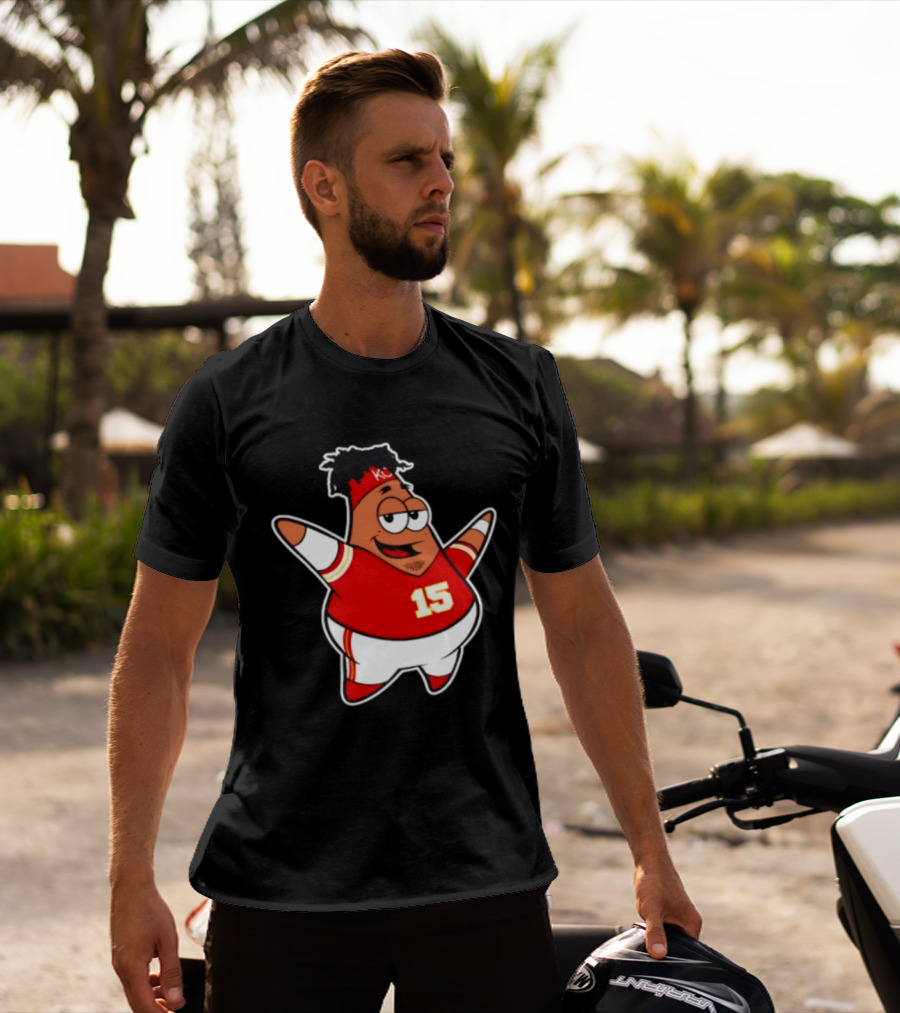 Patrick Star Mahomes 15 Kansas City Chiefs T-Shirt