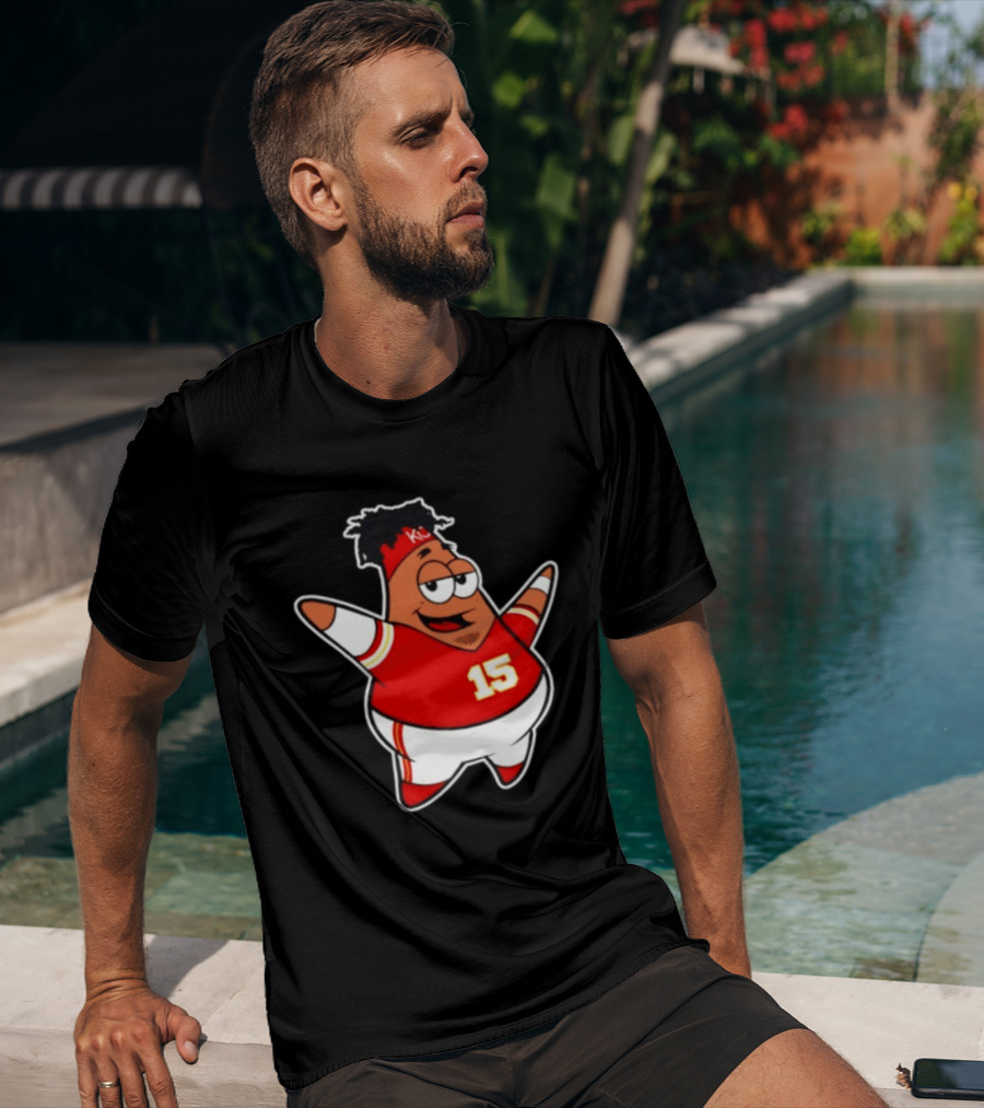 Patrick Star Mahomes 15 Kansas City Chiefs T-Shirt