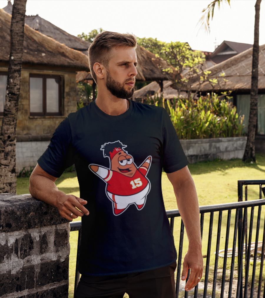 Patrick Star Mahomes 15 Kansas City Chiefs T-Shirt