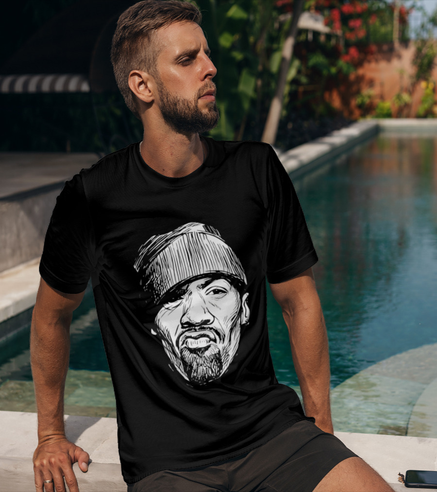 Redman Hip Hop Big Face Beanie Expression T-Shirt